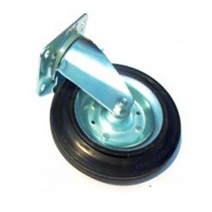 Roulette pivotante pour conteneur à déchet - Diamètre de roue : 200 mm