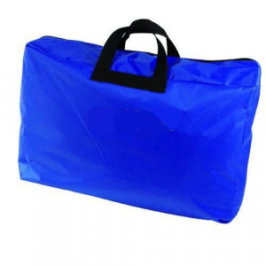 Sac de transport pour attelles - En Nylon bleu - Hauteur 60 cm, largeur : 100 cm.