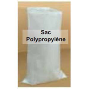 Sac polypropylène - Toutes dimensions  -  Avec sache PE sur demande