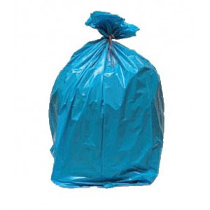 Sac poubelle bleu en polyéthylène haute densité - Capacité : 30/50/110 litres