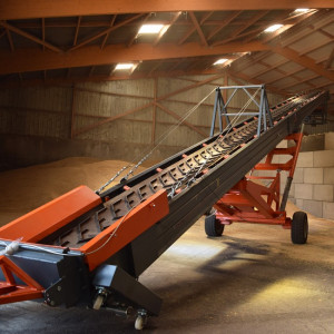 Sauterelle stockage céréales - Convoyeur à bande - 6 à 30 m de long - Stockage céréales
