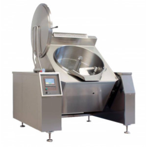 Sauteuse basculante automatique avec mélangeur gaz - Capacité jusqu'à 350 L - Diamètre cuve jusqu'à 1600x400