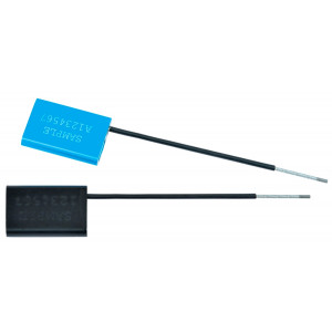 Scellé câble à butée d'arrêt - Diamètre câble gainé (mm) : 2.5