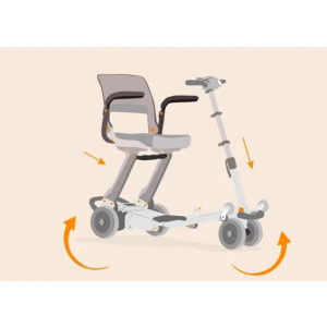Scooter électrique pour personnes âgées et handicapées - Pliable-3 roues-4 roues