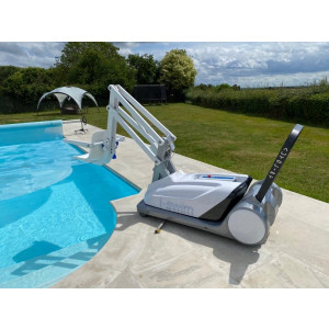 Élévateur de piscine mobile à bras articulé et rotatif  - 3 modèles au choix : Standard, Maxi, Spécial SPA