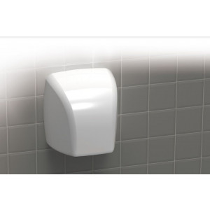 Sèche-mains automatique robuste - Temps de séchage de 30 secondes - Puissance : 2100 W- Matériau de la coque : Inox ,plastique ou métal
