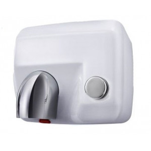 Sèche mains bouton poussoir - Temps de séchage : 15 à 20 secondes - 2300 W - Niveau sonore : 70dB