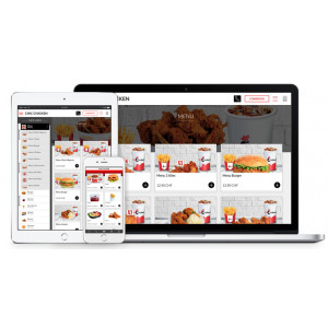 Site de commande en ligne pour Restaurants - avec Click & Collect - Site internet relié à la caisse