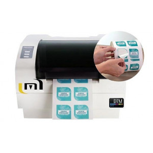 Imprimante pour découper étiquettes couleurs - L'imprimante combine l'impression et la découpe numérique d'étiquettes