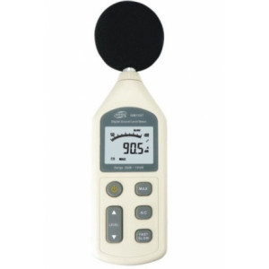 Sonomètre numérique avec indicateur de surcharge - Précision: ± 1,5 dB, indicateur de batterie faible
