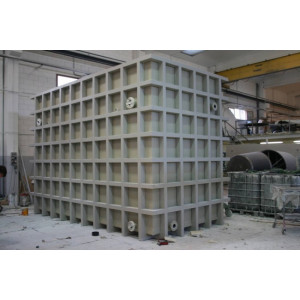 Station d'épuration compacte - En acier et fibre de verre