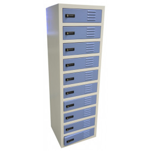 Station de stockage casiers individuels - Armoire de rechargement individuel - Aralocker 10