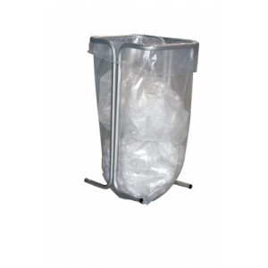Support sac poubelle souple - Volume max 120 L - Fixe ou sur roulettes
