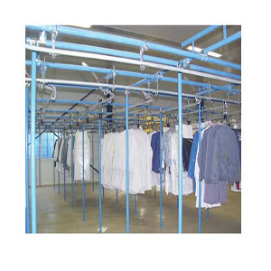 Système de stockage pour lingerie - Convoyeur à corde aérien de vêtements-pour blanchisserie/pressing