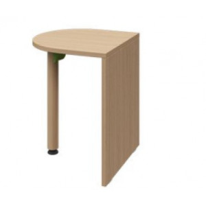 Table arrondie crèche - L:410 mm; H:500 mm; P:420 mm