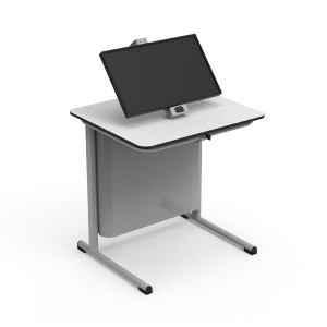 Table avec écran escamotable - Table avec écran escamotable