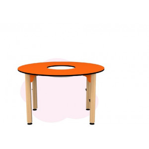 Table crèche avec cloche - L900 mm x P900 mm