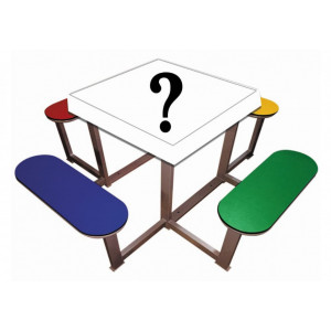 Table d'extérieur pour jeux de société personnalisable  - Table personnalisée en fonction de votre besoin