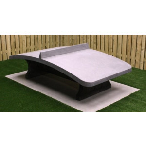 Table de jeux footvolley béton - Dimensions plateau : 152 x 274 x 76 cm - Hauteur : 76 cm