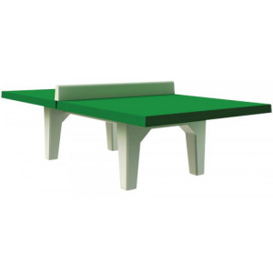 Table de ping pong béton - Epaisseur des plateaux : 8 cm