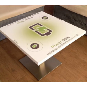 Table de recharge autonome sur batterie - 1 table peut recharger 4 appareils en même temps