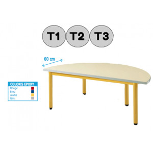 Table demi-cercle - Table design