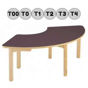 Table design pour crèche - Livrée montée