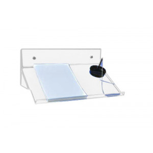 Table écritoire - Plexiglas épaisseur 5mm - Dimensions de la tablette: 50 x 35 cm - Poids: 2 kg