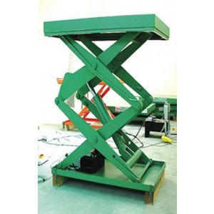 Table elevatrice double ciseaux - Plateau maxi : Lg 1500 mm x larg. 1000 mm
