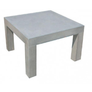 Table en béton carrée ou rectangulaire - Format : carrée ou rectangulaire - Béton - A fixer au sol