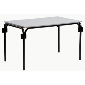 Table en kit démontable - Dimensions plateau : 120 x 80 cm - Mélaminé chant PVC