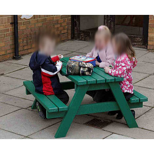 Table enfant pique-nique - Capacité (enfants) : 4 - Plastique 100% recyclé