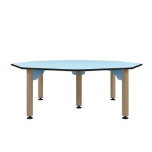 Table octogonale crèche - L1200 mm x P1200 mm