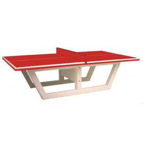 Table ping pong - Construction en béton armé