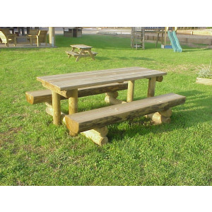 Table Pique-nique 2000 x 1560 mm - Table Pique-nique en bois