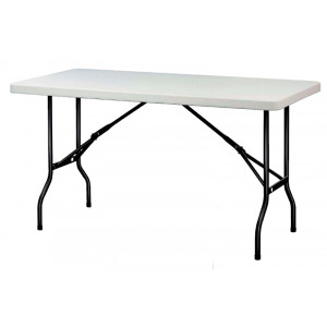 Table plastique pliante - Longueur : 1530, 1830 ou 2440 mm