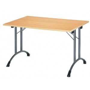 Table pliante en bois mélaminé - Longueur : 1200, 1600 ou 1800 mm