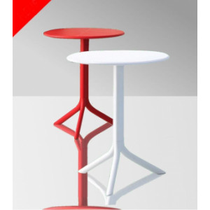 Table polypropylène double hauteur - Usage intérieur ou extérieur