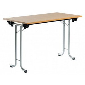 Table pour collectivité pliante / empilable - Format : Demi-rond ou Quart de rond - Mélaminé ou stratifié avec chant PVC