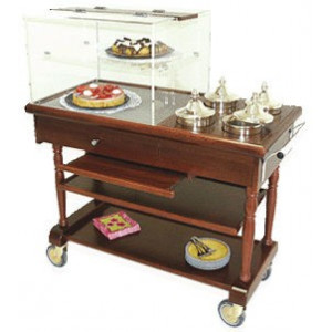 Table réfrigérée pour desserts et sorbets - Dimensions (L x I x H) : 1200 x 525 x 1200 mm
