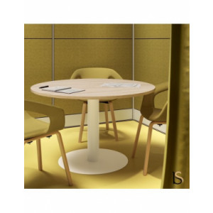 Table ronde de réunion  - Dimensions ( H x l ): 73 x 100 cm
Diamètre: 100 cm
