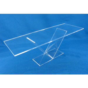 Support de présentation transparent Plexiglas, verre acrylique - Table transparente  verre acrylique