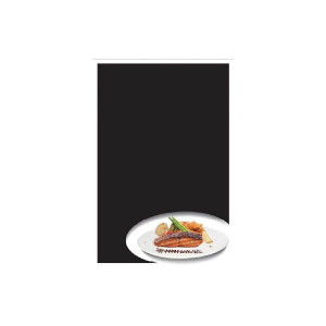 Tableau ardoise menu poisson - Dimensions : 40 x 60 cm