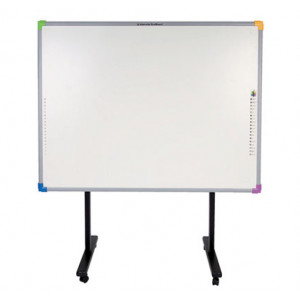 Tableau blanc interactif - 85 pouces - 16/9 - permet à plusieurs personnes d'écrire simultanément sur le tableau