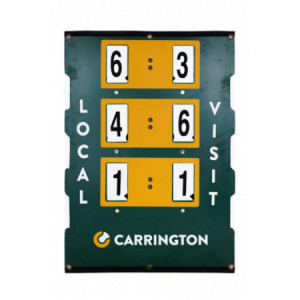 Tableau de score tennis  - Matière : PVC - Dimensions : 82 x 58 ou 60 x 46 cm 