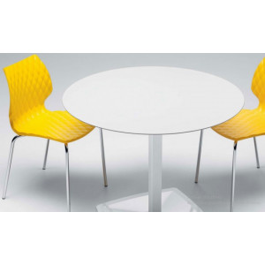 Tables pour restaurant et bistrot - Piétement en aluminium