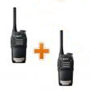 Talkie-walkie étanche et résistant au choc - Pack 2 Talkies-walkies petits - légers et robustes