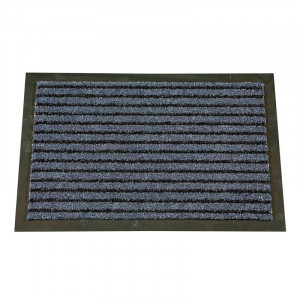 Tapis d'accueil absorbant grattant - Épaisseur : 8 mm - Coloris : gris, brun et bleu