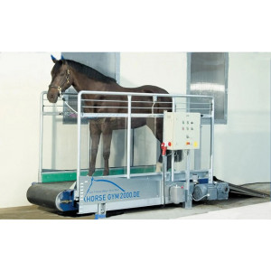 Tapis d’entrainement pour chevaux - Vitesse réglable en continu jusqu’à 10 km/h