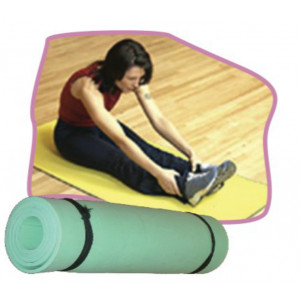 Tapis d'exercice gymnastique en mousse - Mousse polyéthylène - Epaisseur : 6 mm